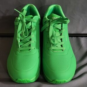 Skechers Vibrant Green Athletic Sneakers